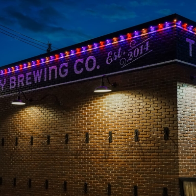 <p>The Dandy Brewing Company External Lighting</p> Photo