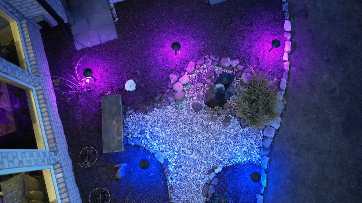 color changing outdoor lighting in Cleveland, Ohio