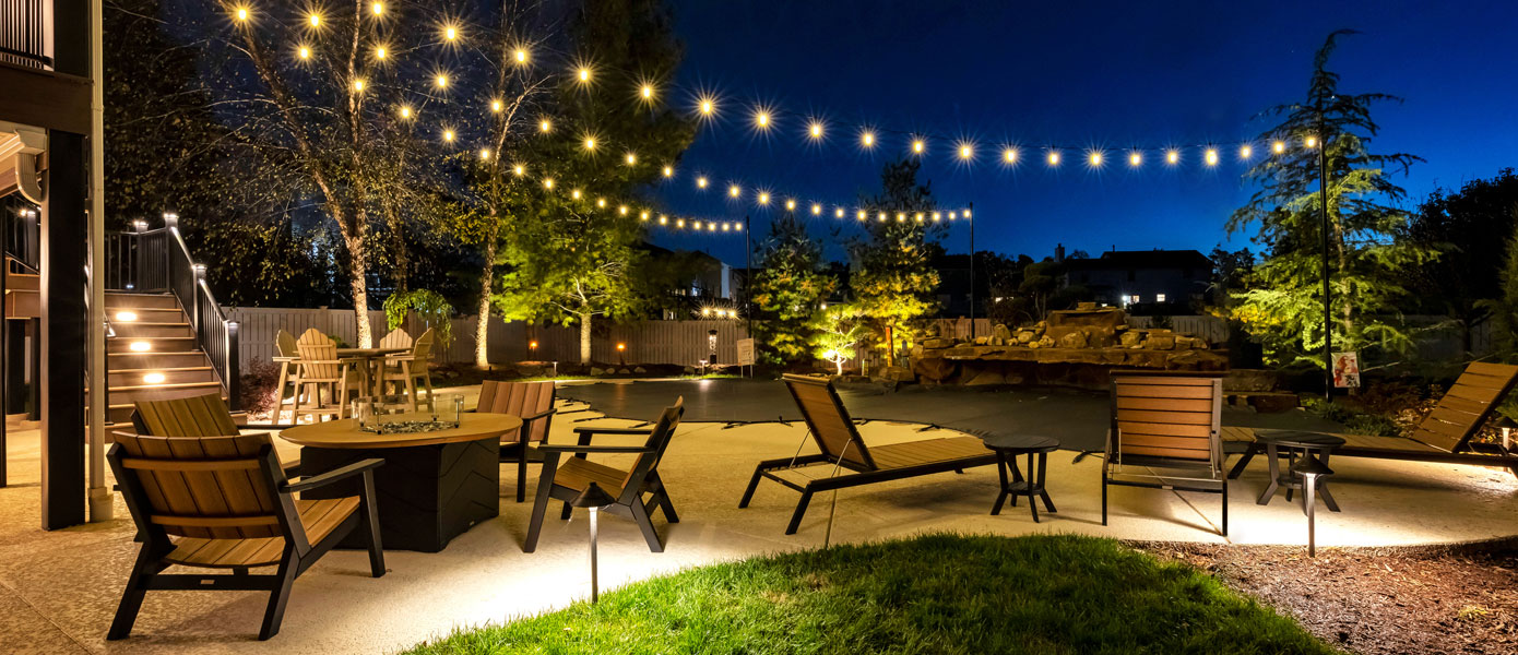 string patio lighting installer in Crystal Lake, IL