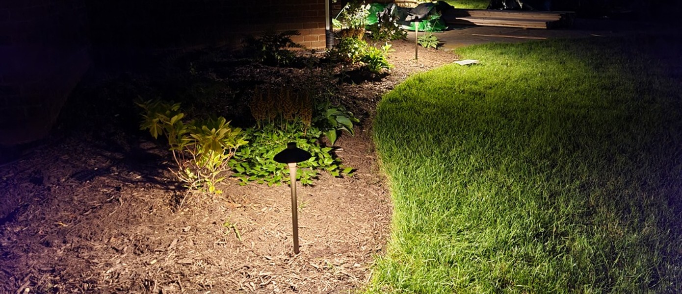 pathway landscape lighting installer in the Cary, NC