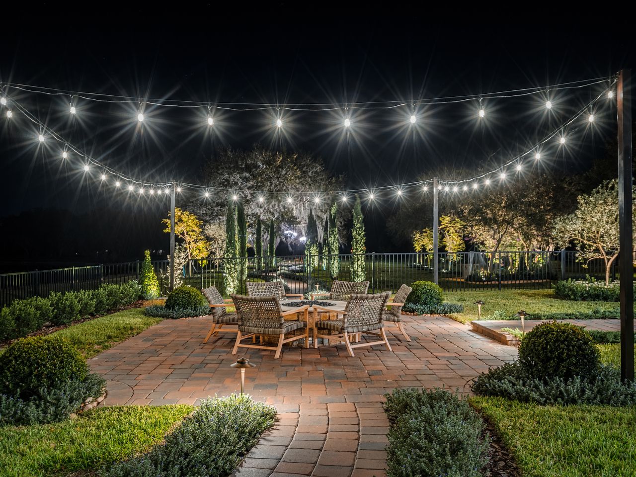 Atlanta Party Lighting Ideas festive string lighting