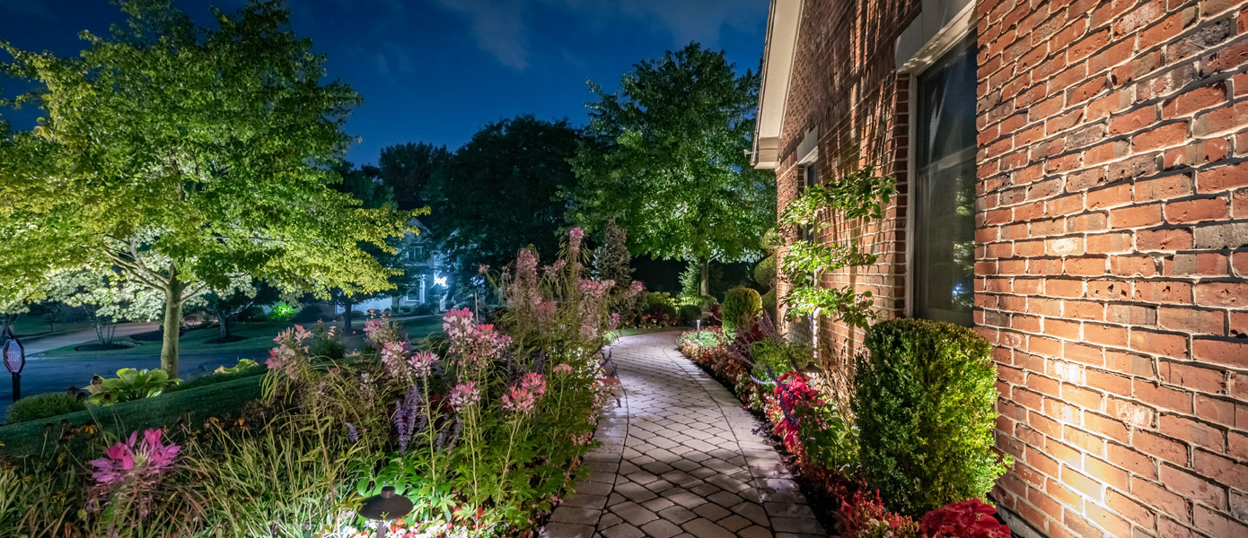 landscape lighting in Valparasio